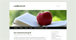 Desktop Screenshot of lawboard.net